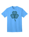 Premium Celtic Knot Irish Shamrock Adult T-Shirt - Authentic Ecommerce Collection-Mens T-shirts-TooLoud-Aquatic-Blue-Small-Davson Sales