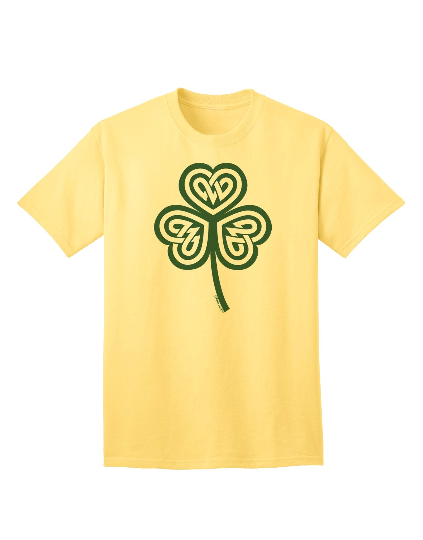 Premium Celtic Knot Irish Shamrock Adult T-Shirt - Authentic Ecommerce Collection-Mens T-shirts-TooLoud-Yellow-Small-Davson Sales