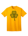 Premium Celtic Knot Irish Shamrock Adult T-Shirt - Authentic Ecommerce Collection-Mens T-shirts-TooLoud-Gold-Small-Davson Sales