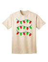 Premium Christmas Lights Red and Green Adult T-Shirt - Festive Ecommerce Collection-Mens T-shirts-TooLoud-Natural-Small-Davson Sales