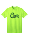 Premium Clean Text Adult T-Shirt Collection-Mens T-shirts-TooLoud-Neon-Green-Small-Davson Sales