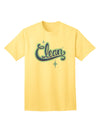 Premium Clean Text Adult T-Shirt Collection-Mens T-shirts-TooLoud-Yellow-Small-Davson Sales