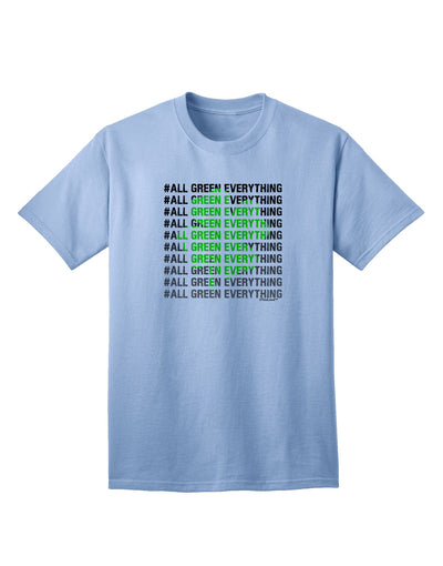 Premium Collection: All Green Everything - Clover Adult T-Shirt for the Eco-Conscious Shopper-Mens T-shirts-TooLoud-Light-Blue-Small-Davson Sales