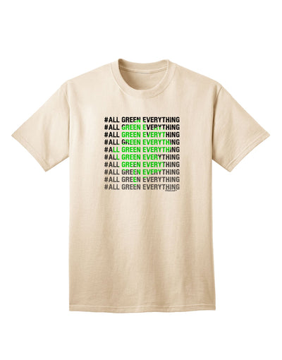 Premium Collection: All Green Everything - Clover Adult T-Shirt for the Eco-Conscious Shopper-Mens T-shirts-TooLoud-Natural-Small-Davson Sales