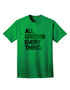 Premium Collection: All Green Everything - Distressed Adult T-Shirt for the Eco-Conscious Fashionista-Mens T-shirts-TooLoud-Kelly-Green-Small-Davson Sales