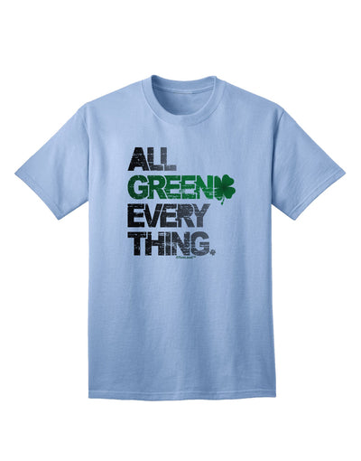 Premium Collection: All Green Everything - Distressed Adult T-Shirt for the Eco-Conscious Fashionista-Mens T-shirts-TooLoud-Light-Blue-Small-Davson Sales