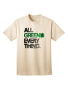 Premium Collection: All Green Everything - Distressed Adult T-Shirt for the Eco-Conscious Fashionista-Mens T-shirts-TooLoud-Natural-Small-Davson Sales