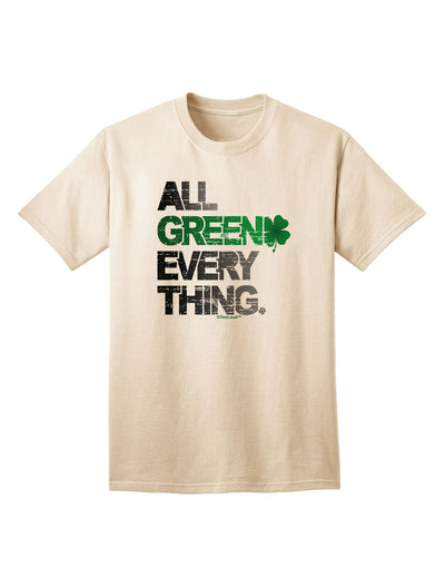 Premium Collection: All Green Everything - Distressed Adult T-Shirt for the Eco-Conscious Fashionista-Mens T-shirts-TooLoud-Natural-Small-Davson Sales