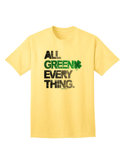 Premium Collection: All Green Everything - Distressed Adult T-Shirt for the Eco-Conscious Fashionista-Mens T-shirts-TooLoud-Yellow-Small-Davson Sales