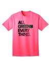 Premium Collection: All Green Everything - Distressed Adult T-Shirt for the Eco-Conscious Fashionista-Mens T-shirts-TooLoud-Neon-Pink-Small-Davson Sales