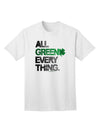 Premium Collection: All Green Everything - Distressed Adult T-Shirt for the Eco-Conscious Fashionista-Mens T-shirts-TooLoud-White-Small-Davson Sales