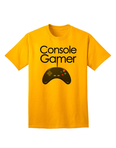 Premium Console Gamer Adult T-Shirt - Ultimate Comfort for Gaming Enthusiasts-Mens T-shirts-TooLoud-Gold-Small-Davson Sales