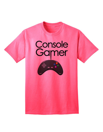 Premium Console Gamer Adult T-Shirt - Ultimate Comfort for Gaming Enthusiasts-Mens T-shirts-TooLoud-Neon-Pink-Small-Davson Sales