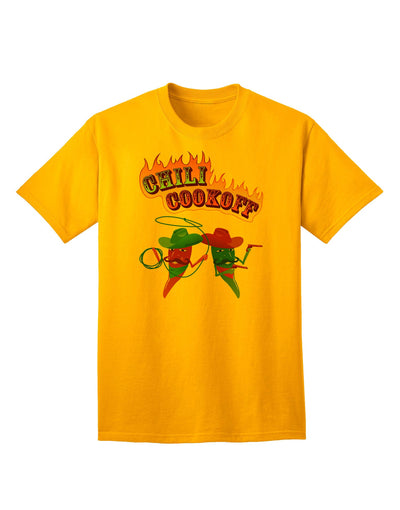 Premium Cowboy Chili Cookoff Adult T-Shirt - Ecommerce Exclusive-Mens T-shirts-TooLoud-Gold-Small-Davson Sales