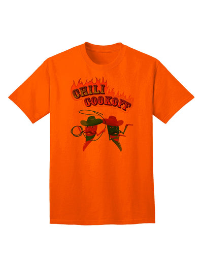 Premium Cowboy Chili Cookoff Adult T-Shirt - Ecommerce Exclusive-Mens T-shirts-TooLoud-Orange-Small-Davson Sales