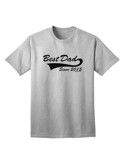 Premium Custom Personalized 'Best Dad Since' Adult T-Shirt - Perfect for Gifting-Mens T-shirts-TooLoud-AshGray-Small-Davson Sales