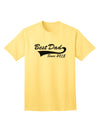 Premium Custom Personalized 'Best Dad Since' Adult T-Shirt - Perfect for Gifting-Mens T-shirts-TooLoud-Yellow-Small-Davson Sales