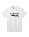 Premium Custom Personalized 'Best Dad Since' Adult T-Shirt - Perfect for Gifting-Mens T-shirts-TooLoud-White-Small-Davson Sales
