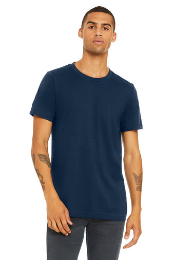 Premium Custom Printed Bella Canvas BC3001 Adult T-Shirt-Mens T-shirts-TooLoud-Navy-Small-Davson Sales