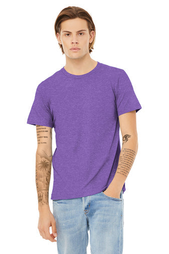 Premium Custom Printed Bella Canvas BC3001 Adult T-Shirt-Mens T-shirts-TooLoud-Heather Team Purple-Small-Davson Sales