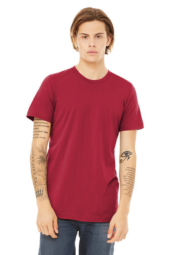 Premium Custom Printed Bella Canvas BC3001 Adult T-Shirt-Mens T-shirts-TooLoud-Cardinal-Small-Davson Sales