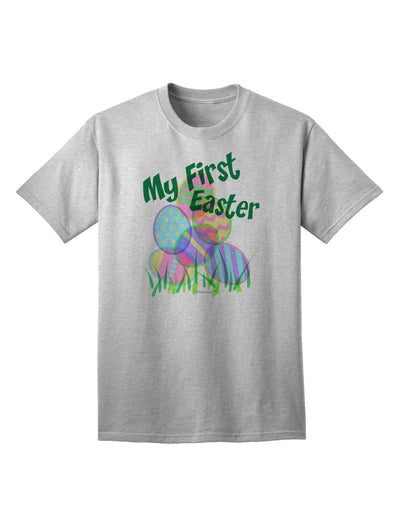 Premium Edition: My First Easter Gel Look Print Adult T-Shirt - A Must-Have for Celebrations-Mens T-shirts-TooLoud-AshGray-Small-Davson Sales