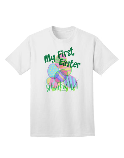 Premium Edition: My First Easter Gel Look Print Adult T-Shirt - A Must-Have for Celebrations-Mens T-shirts-TooLoud-White-Small-Davson Sales