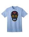 Premium Edition - Version 2 Black Day of the Dead Calavera Adult T-Shirt Collection-Mens T-shirts-TooLoud-Light-Blue-Small-Davson Sales