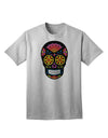 Premium Edition - Version 2 Black Day of the Dead Calavera Adult T-Shirt Collection-Mens T-shirts-TooLoud-AshGray-Small-Davson Sales