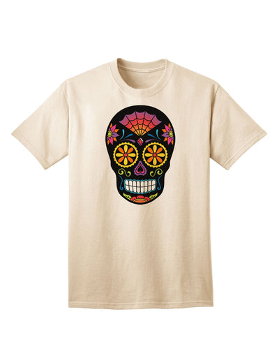 Premium Edition - Version 2 Black Day of the Dead Calavera Adult T-Shirt Collection-Mens T-shirts-TooLoud-Natural-Small-Davson Sales