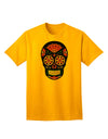 Premium Edition - Version 2 Black Day of the Dead Calavera Adult T-Shirt Collection-Mens T-shirts-TooLoud-Gold-Small-Davson Sales