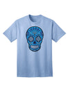 Premium Edition - Version 3 Blue Day of the Dead Calavera Adult T-Shirt for the Modern Fashion Enthusiast-Mens T-shirts-TooLoud-Light-Blue-Small-Davson Sales