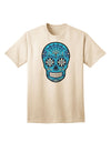 Premium Edition - Version 3 Blue Day of the Dead Calavera Adult T-Shirt for the Modern Fashion Enthusiast-Mens T-shirts-TooLoud-Natural-Small-Davson Sales