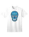 Premium Edition - Version 3 Blue Day of the Dead Calavera Adult T-Shirt for the Modern Fashion Enthusiast-Mens T-shirts-TooLoud-White-Small-Davson Sales