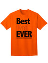 Premium Father's Day Adult T-Shirt - Celebrate the Best Dad Ever-Mens T-shirts-TooLoud-Orange-Small-Davson Sales