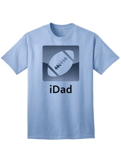 Premium Football Adult T-Shirt by iDad-Mens T-shirts-TooLoud-Light-Blue-Small-Davson Sales