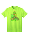 Premium Gel Look Easter Eggs Adult T-Shirt - A Festive Addition to Your Wardrobe-Mens T-shirts-TooLoud-Neon-Green-Small-Davson Sales