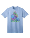Premium Gel Look Easter Eggs Adult T-Shirt - A Festive Addition to Your Wardrobe-Mens T-shirts-TooLoud-Light-Blue-Small-Davson Sales