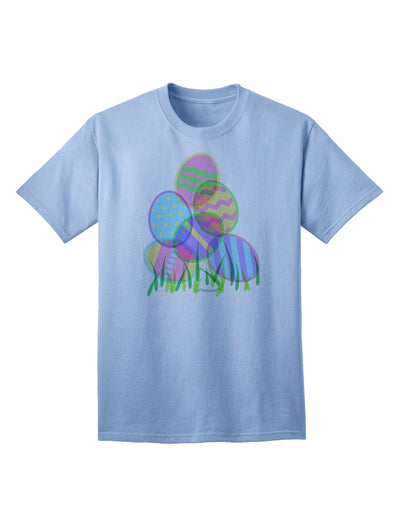 Premium Gel Look Easter Eggs Adult T-Shirt - A Festive Addition to Your Wardrobe-Mens T-shirts-TooLoud-Light-Blue-Small-Davson Sales