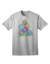 Premium Gel Look Easter Eggs Adult T-Shirt - A Festive Addition to Your Wardrobe-Mens T-shirts-TooLoud-AshGray-Small-Davson Sales
