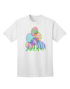 Premium Gel Look Easter Eggs Adult T-Shirt - A Festive Addition to Your Wardrobe-Mens T-shirts-TooLoud-White-Small-Davson Sales