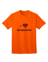 Premium I Heart Thanksgiving Turkey Leg - Adult T-Shirt Collection-Mens T-shirts-TooLoud-Orange-Small-Davson Sales