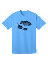 Premium Inverted Puffy Clouds Adult T-Shirt - A Unique Addition to Your Casual Wardrobe-Mens T-shirts-TooLoud-Aquatic-Blue-Small-Davson Sales