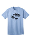 Premium Inverted Puffy Clouds Adult T-Shirt - A Unique Addition to Your Casual Wardrobe-Mens T-shirts-TooLoud-Light-Blue-Small-Davson Sales