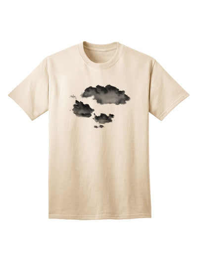 Premium Inverted Puffy Clouds Adult T-Shirt - A Unique Addition to Your Casual Wardrobe-Mens T-shirts-TooLoud-Natural-Small-Davson Sales