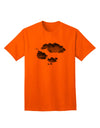Premium Inverted Puffy Clouds Adult T-Shirt - A Unique Addition to Your Casual Wardrobe-Mens T-shirts-TooLoud-Orange-Small-Davson Sales