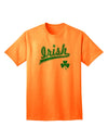 Premium Irish Jersey Adult T-Shirt Collection-Mens T-shirts-TooLoud-Neon-Orange-Small-Davson Sales
