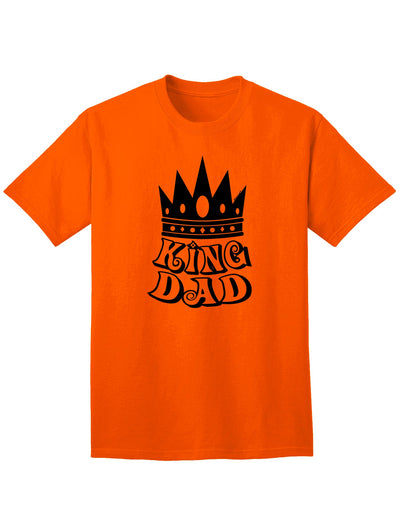 Premium King Dad Adult T-Shirt-Mens T-shirts-TooLoud-Orange-Small-Davson Sales