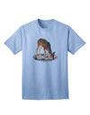 Premium Little Buck Cutout Adult T-Shirt - Elegance Meets Comfort-Mens T-shirts-TooLoud-Light-Blue-Small-Davson Sales