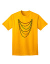 Premium Mardi Gras Beads Necklaces Adult T-Shirt Collection-Mens T-shirts-TooLoud-Gold-Small-Davson Sales